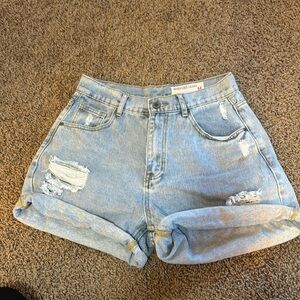 Wish List destructive denim shorts. Gently used.